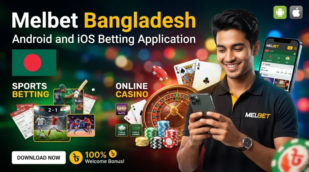Melbet Bangladesh Android and iOS Betting Application
